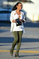 Pregnant CHRISTINA MILIAN Out in Los Angeles 07/31/2019