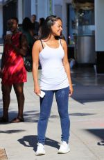 Pregnant CRISTINA MILIAN Out in Los Angeles 08/21/2019