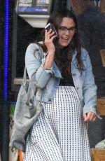 Pregnant KEIRA KNIGHTLEY Out in London 08/19/2019