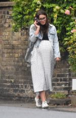 Pregnant KEIRA KNIGHTLEY Out in London 08/19/2019