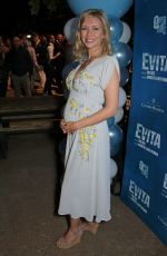 Pregnant RACHEL RILEY at Evita Press Night After-party in London 08/08/2019