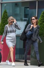 Pregnant RACHEL RILEY at Mediacityuk in Salford 08/20/2019