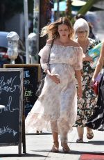 Pregnant SAMMY RAYE TOMCHIK Arrives at Her Baby Shower in Los Feliz 06/17/2019