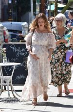 Pregnant SAMMY RAYE TOMCHIK Arrives at Her Baby Shower in Los Feliz 06/17/2019