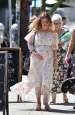 Pregnant SAMMY RAYE TOMCHIK Arrives at Her Baby Shower in Los Feliz 06/17/2019