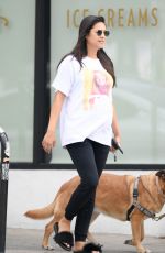 Pregnant SHAY MITCHEL Out for Breakfast in Los Feliz 08/17/2019