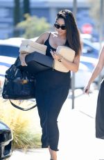 Pregnant SHAY MITCHELL Heading to a Business Meeting in Los Angeles 08/20/2019