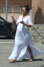 Pregnant SHAY MITCHELL Heading to Nail Salon in Los Angeles 08/16/2019