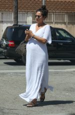 Pregnant SHAY MITCHELL Heading to Nail Salon in Los Angeles 08/16/2019