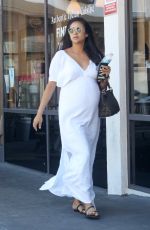 Pregnant SHAY MITCHELL Heading to Nail Salon in Los Angeles 08/16/2019