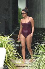PRIYANKA CHOPRA in Swimsuit on Vacation in Miami 07/03/2019