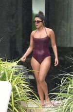 PRIYANKA CHOPRA in Swimsuit on Vacation in Miami 07/03/2019