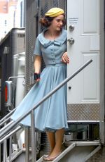 RACHEL BROSNAHAN on the Set of Marvelous Mrs. Maisel in New York 08/19/2019