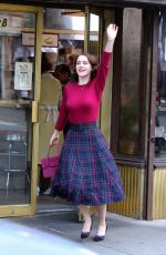 RACHEL BROSNAHAN on the Set of Marvelous Mrs. Maisel in New York 08/27/2019