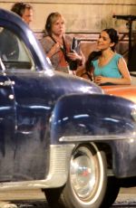 RACHEL ZEGLER on the Set of West Side Story in New York 08/04/2019