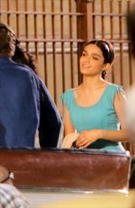 RACHEL ZEGLER on the Set of West Side Story in New York 08/04/2019