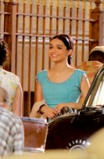 RACHEL ZEGLER on the Set of West Side Story in New York 08/04/2019