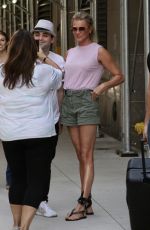 REBECCA ROMIJN Leaves Watch What Happens Live in New York 08/05/2019