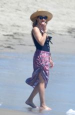 REESE WITHERSPOON in Swimsuit at a Beach in Malibu 08/25/2019