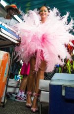 RIHANNA Arrives at Barbados Kadooment Day Parade 08/05/2019
