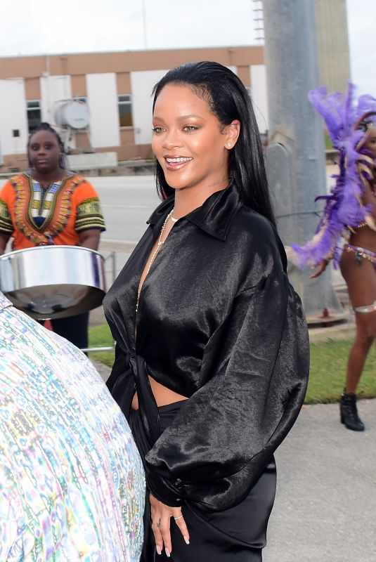 RIHANNA Arrives at Crop Over Festival in Barbados 08/04/2019