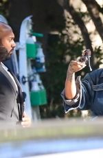 RIHANNA Arrives at Hotel Bel-air in Los Angeles 08/14/2019