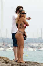 RITA ORA in Bikini on Vacation in Ibiza 08/07/2019