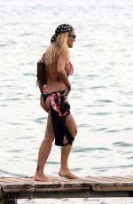 RITA ORA in Bikini on Vacation in Ibiza 08/07/2019