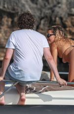 RITA ORA in Bikini on Vacation in Porto Cervo 08/14/2019