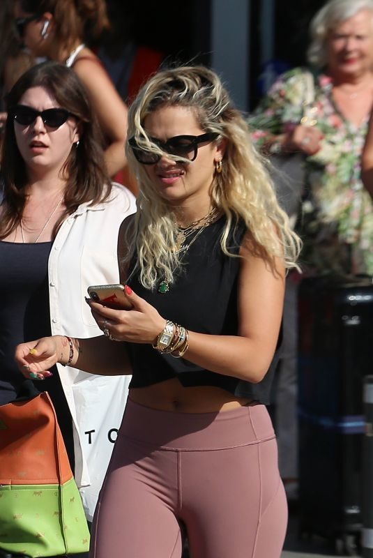 RITA ORA Out and About in Ibiza 08/02/2019