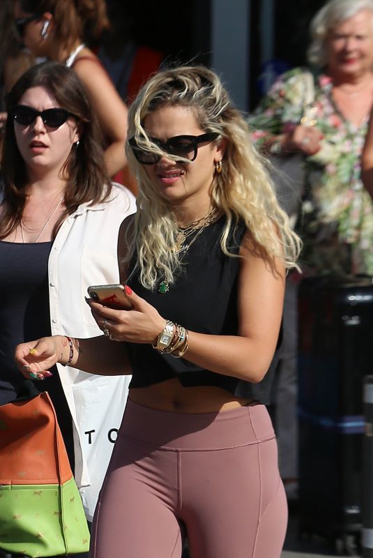 RITA ORA Out and About in Ibiza 08/02/2019
