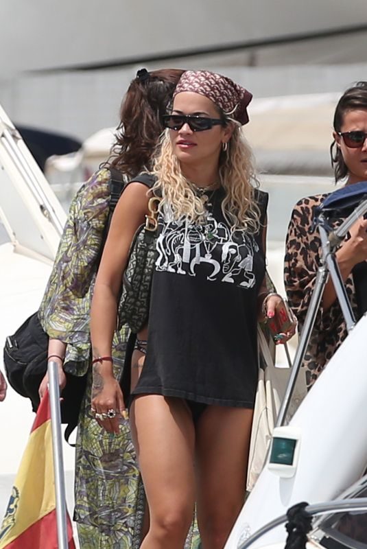 RITA ORA Out in Ibiza 08/07/2019