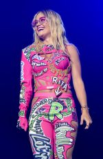 RITA ORA Preforms at a Concert in Croatia 08/31/2019
