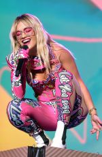 RITA ORA Preforms at a Concert in Croatia 08/31/2019