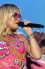 RITA ORA Preforms at a Concert in Croatia 08/31/2019