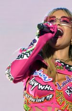 RITA ORA Preforms at a Concert in Croatia 08/31/2019