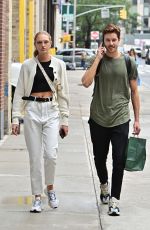 ROMEE STRIJD and Laurens Van Leeuwen Out Shopping in New York 07/31/2019