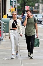 ROMEE STRIJD and Laurens Van Leeuwen Out Shopping in New York 07/31/2019