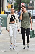 ROMEE STRIJD and Laurens Van Leeuwen Out Shopping in New York 07/31/2019