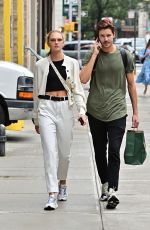 ROMEE STRIJD and Laurens Van Leeuwen Out Shopping in New York 07/31/2019