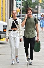 ROMEE STRIJD and Laurens Van Leeuwen Out Shopping in New York 07/31/2019