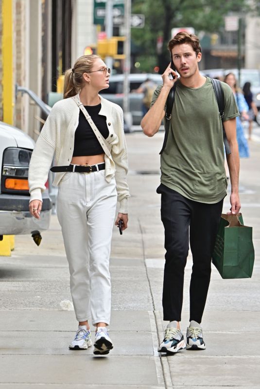 ROMEE STRIJD and Laurens Van Leeuwen Out Shopping in New York 07/31/2019