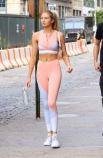 ROMEE STRIJD Leaves a Gym in New York 08/01/2019