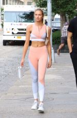 ROMEE STRIJD Leaves a Gym in New York 08/01/2019