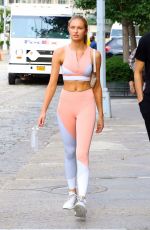 ROMEE STRIJD Leaves a Gym in New York 08/01/2019