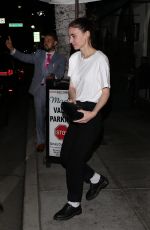 ROONEY MARA at Madeo Restaurant in Beverly Hills 08/02/2019