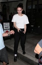 ROONEY MARA at Madeo Restaurant in Beverly Hills 08/02/2019