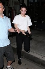 ROONEY MARA at Madeo Restaurant in Beverly Hills 08/02/2019