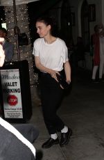 ROONEY MARA at Madeo Restaurant in Beverly Hills 08/02/2019