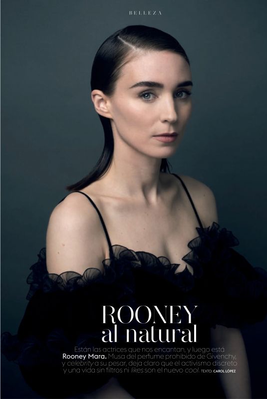 ROONEY MARA in Glamour Magazine, Spain September 2019